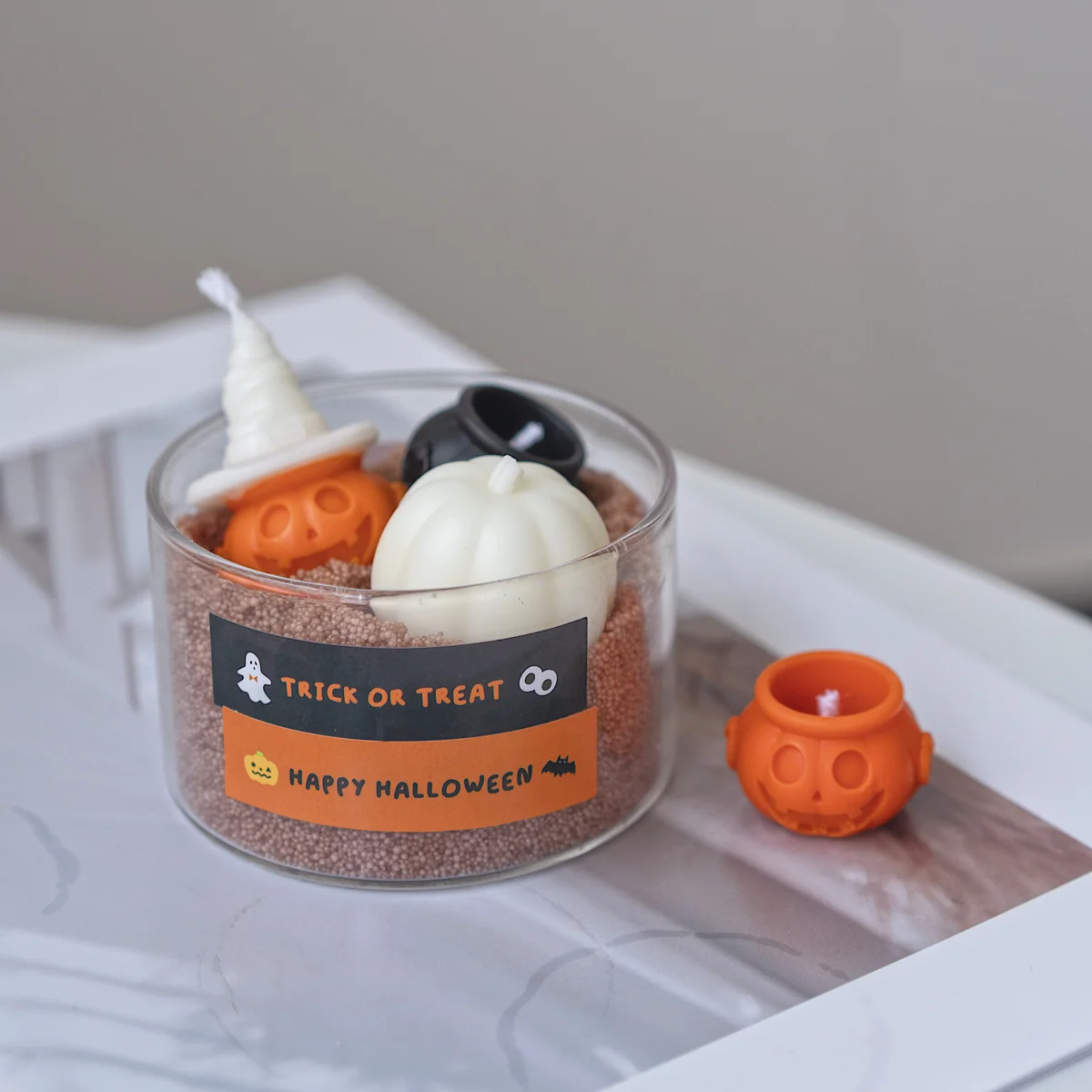 New Original Halloween Silicone Mold DIY Scented Candle Making Halloween Pumpkin Ghost Candle Moulds Silicone