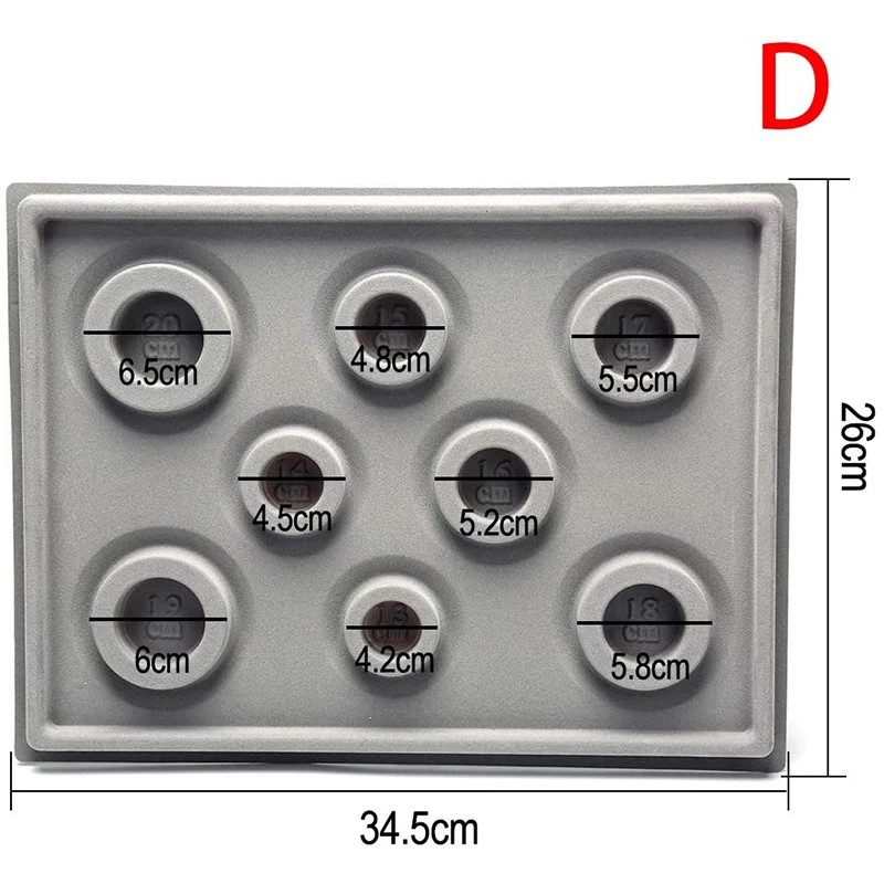 Papan Desain Manik-manik ABQR, Papan Desain Gelang, Papan Manik-manik Berlapis, Alas Papan Manik-manik, Organizer Perhiasan Kalung -B
