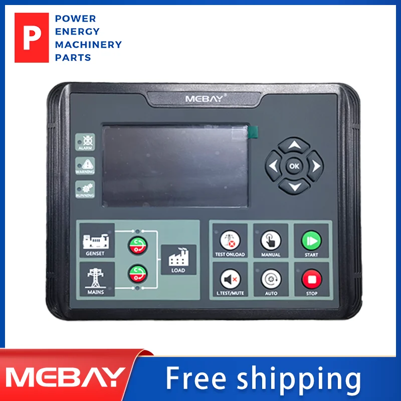 Original Genset Control Module DC62DR AMF Function Silicone Panel  LCD Display diesel generator controller