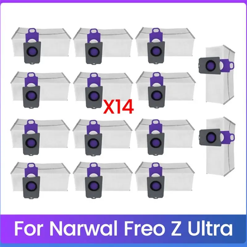 

A010 14PCS Dust Bag Replacement For Narwal Freo Z Ultra [YJCC017] Vacuum Cleaner Parts Dust Bag Collecting Bags Accessory