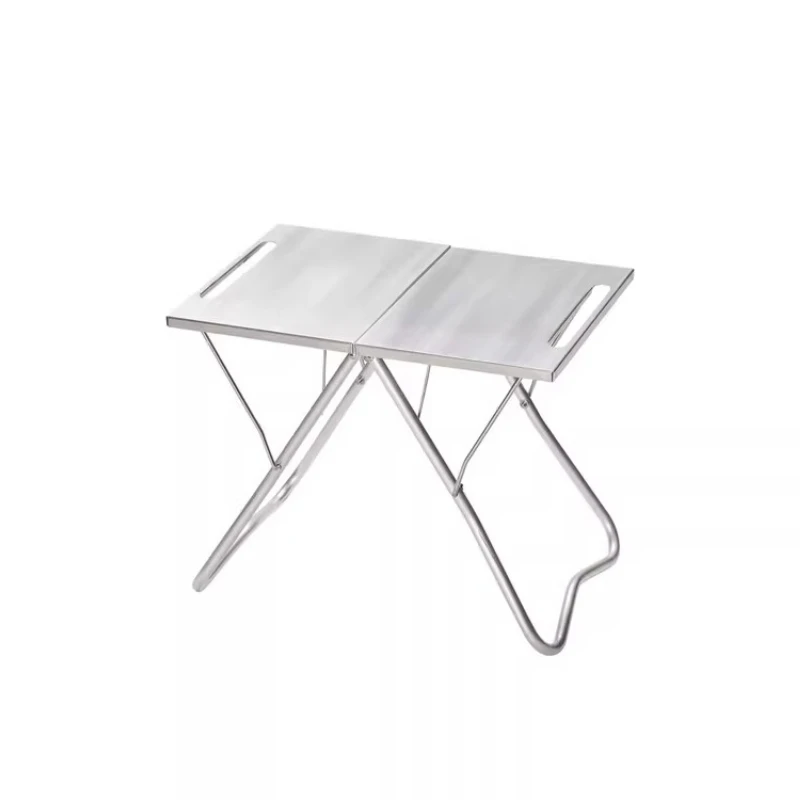

Stainless Steel Folding Table Fire Side Table Suitable for Picnic Barbecue