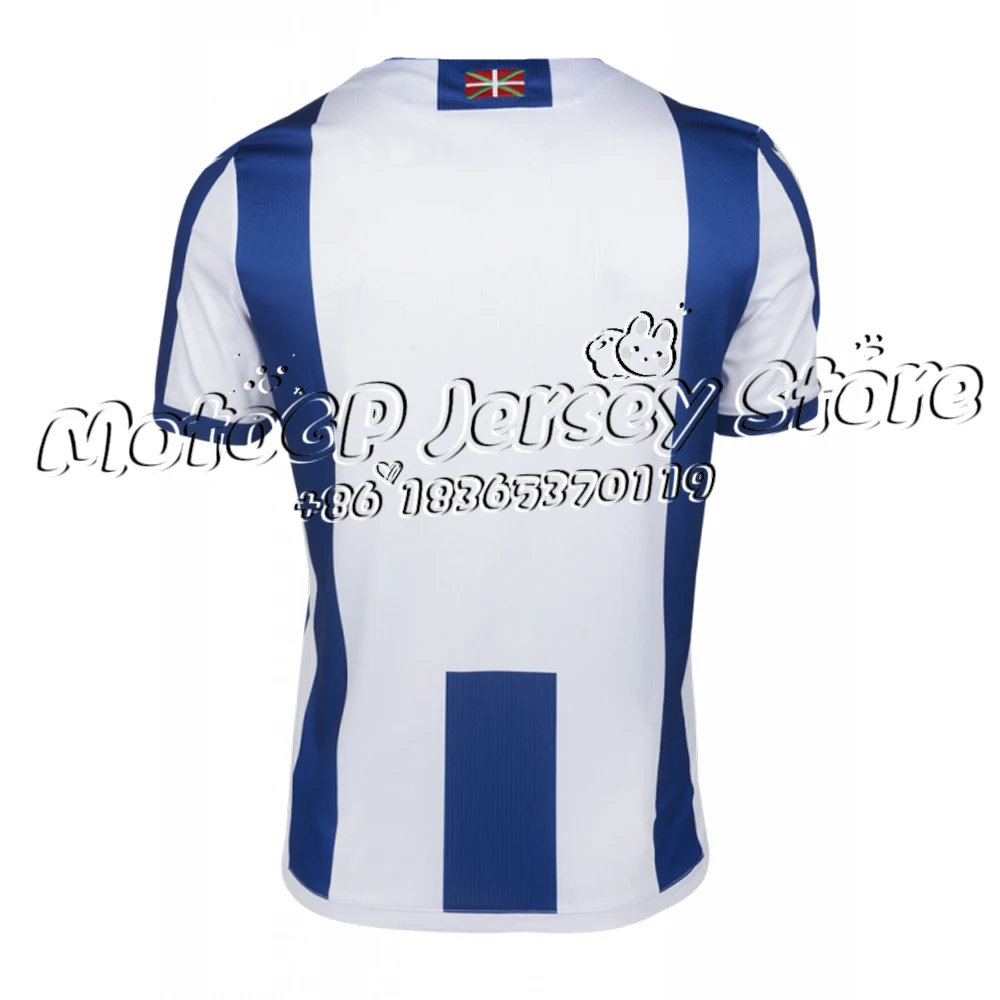 2025 Summer Spain San Sebastian Men‘s Sports T-Shirts Short Sleeve Crew Neck Football Jersey Kids/Adult Universal Size Tops