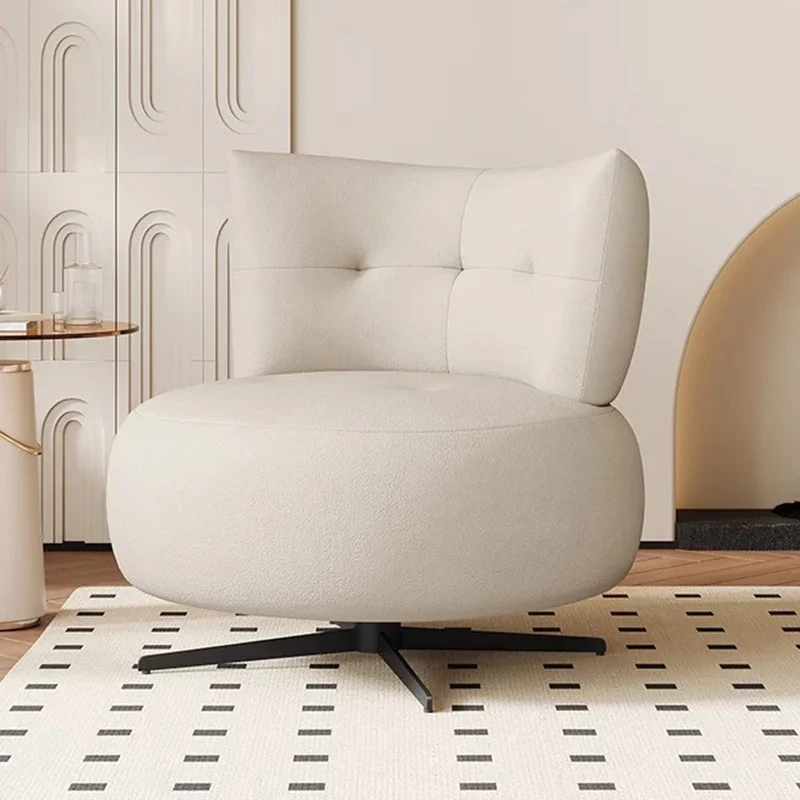 

Living Room Hotel Chairs Bar Stool Mobile Single Chair Advanced Deck-chair Nordic Lazy Sofa Modern Make Up Recliner Furniture