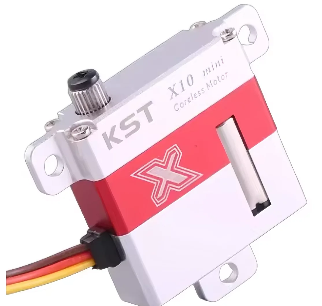 KST X10 Mini Metal Gear Servo Fixed Wing High Pressure and High Torque Aircraft Model Steering Gear Digital Servo