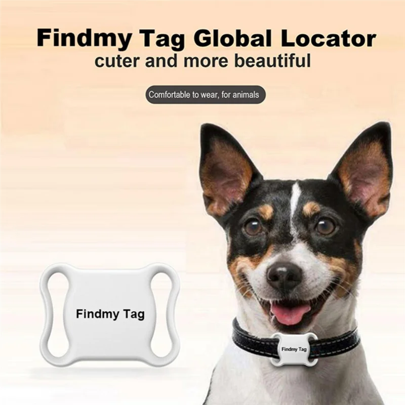 Mini GPS Tracker 2.4G Low-Power WIFI Locator Car Pets Airtags Smart Finder Key Finder Positioning Findmy Tag APP Durable (Black)