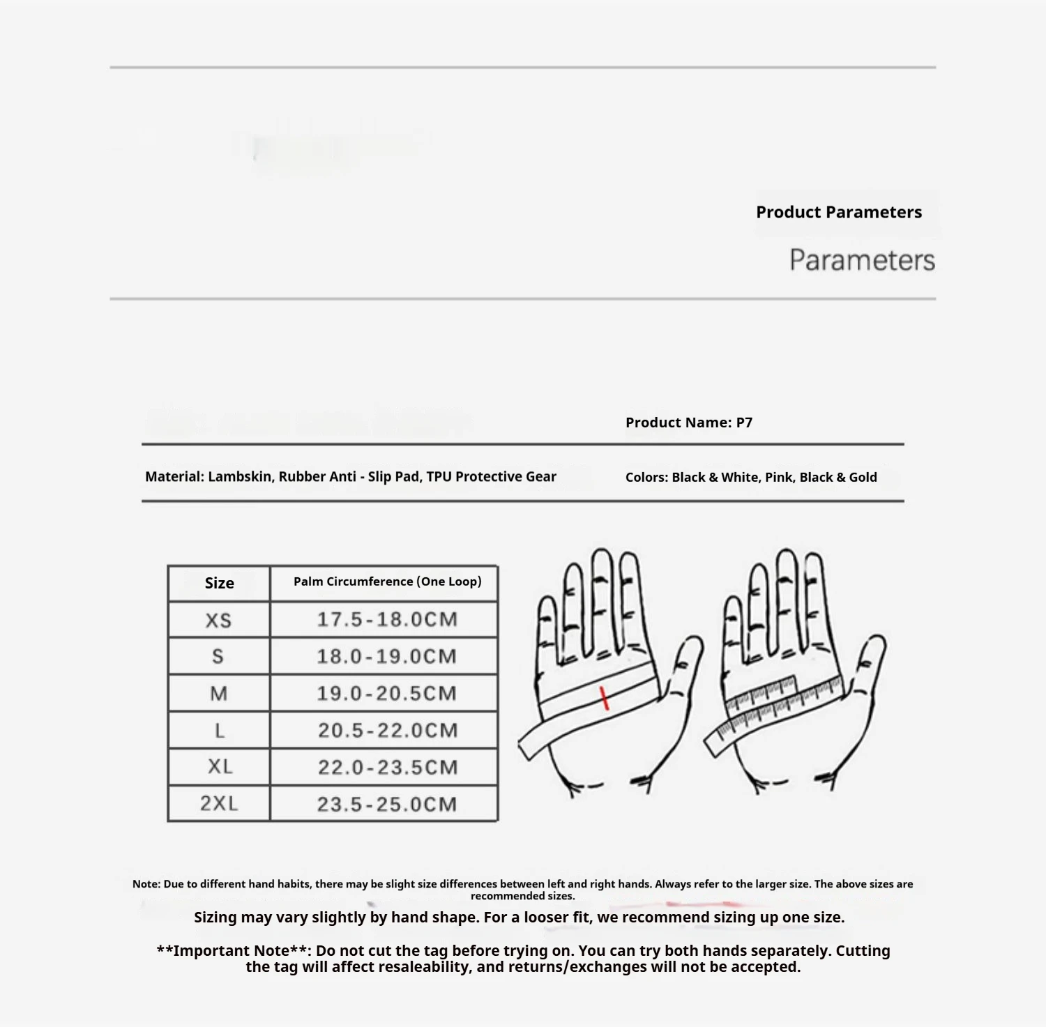 For Motorcycle P7 Leather Gloves Carbon Fiber Anti-Fall Touchscreen All-Season Pink No-Drill Accesorios Moto view 6