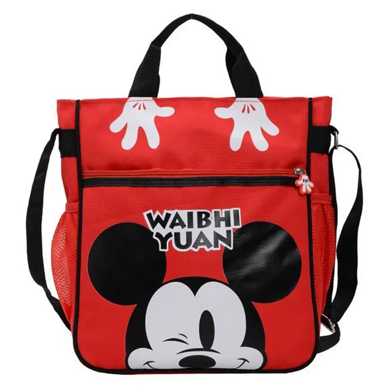 Disney Mickey New Children's Handbag Cartoon Cute Children's One Shoulder Crossbody Bag Large Capacity Fashion Girls' Bag