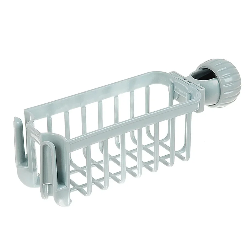 Kitchen Sink Faucet Sponge Soap Cloth Drain Rack Storage Organizer Holder Shelf Hanging Punch Faucet Storage Rack Accessories