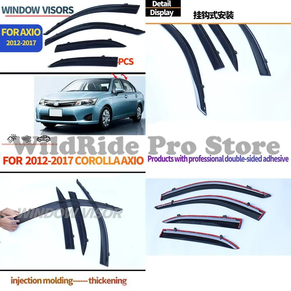 

1 set For Corolla Axio 2012-17 Window Visors Rain Shade Deflectors