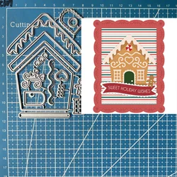 Lucky Goddess Metal Cutting Dies Gingerbread House Diy Scrapbooking Photo Album Decorative Embossing Paper Card Crafts
