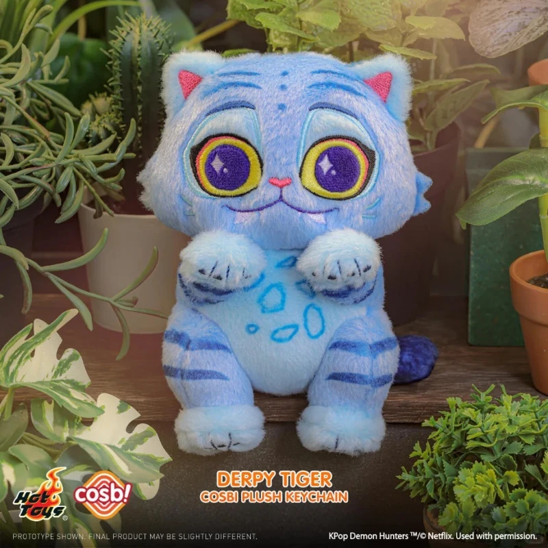 K-POP Demon Hunters DERPY TIGER COSBI Plush Keychain Collection Series Blind Box Mystery Home Ornaments Surprise Bag Decor Gifts - view 4