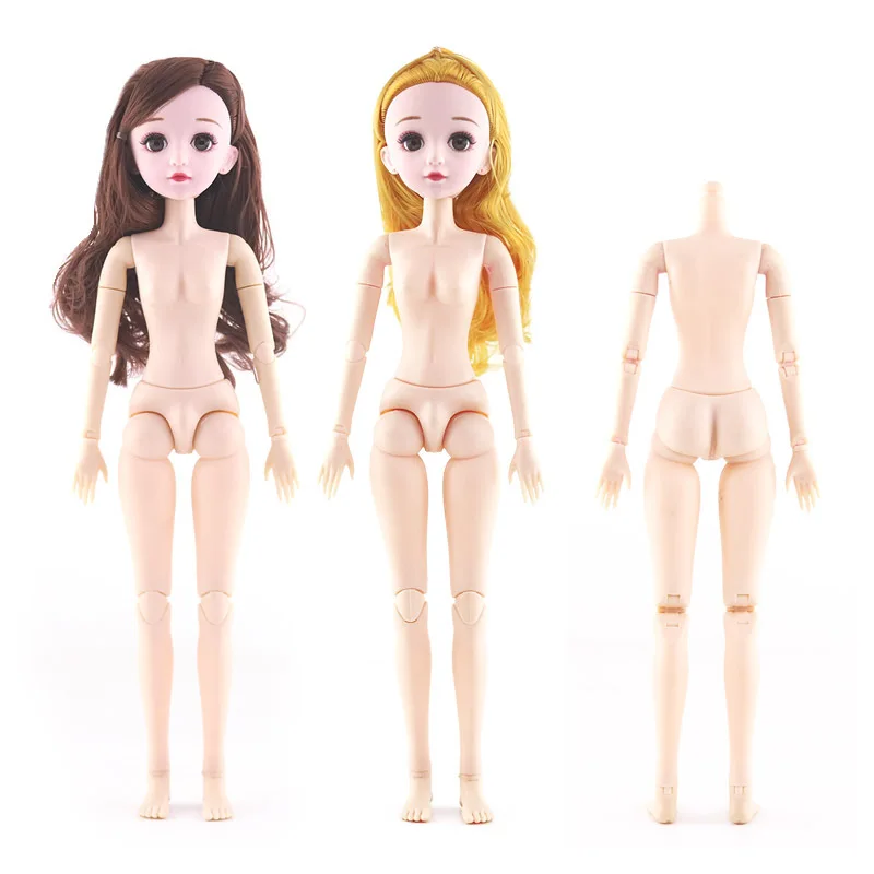 new 14'' Doll's Body with Multi-joint simulation doll body BJD nude doll with makeup for 36cm Doll 1/4 Accessories Toy for Girls