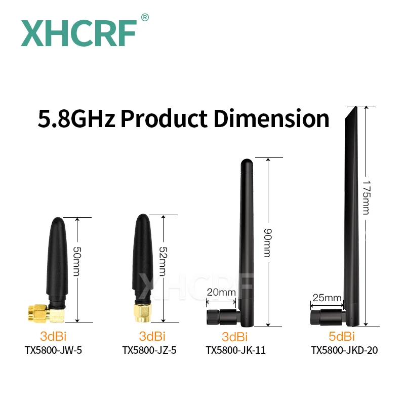 5.8 GHz 라우터 안테나 와이파이 미니 5.8 GHz FPV 접이식 안테나 SMA Male, UAV 무선 모듈 마더보드 공중 직각 