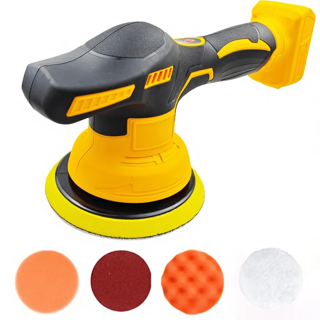 Polisseuse sans fil 21V, affichage numérique, Machine à polir pour voiture électrique, outil de polissage et de cire de détail automatique avec batterie au Lithium