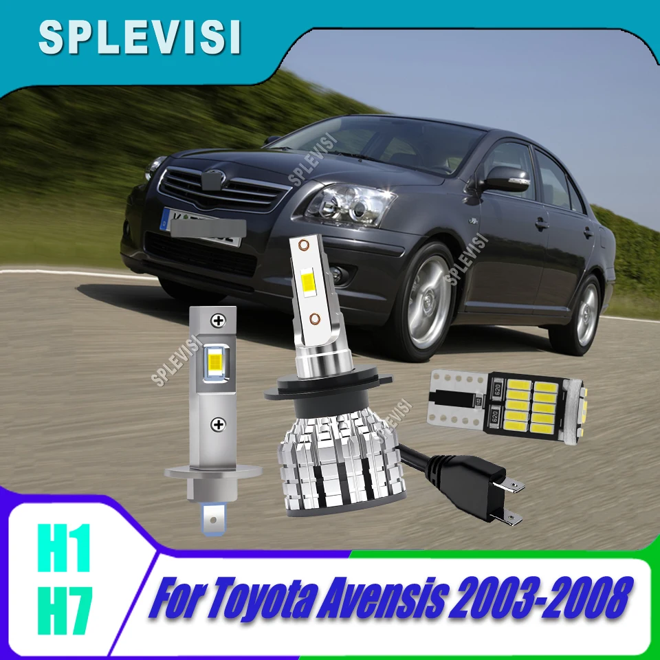 

H1 H7 LED White Car Healight Lamp High Low Beam - Easy & Quickly Switch On For Toyota Avensis 2003 2004 2005 2006 2007 2008