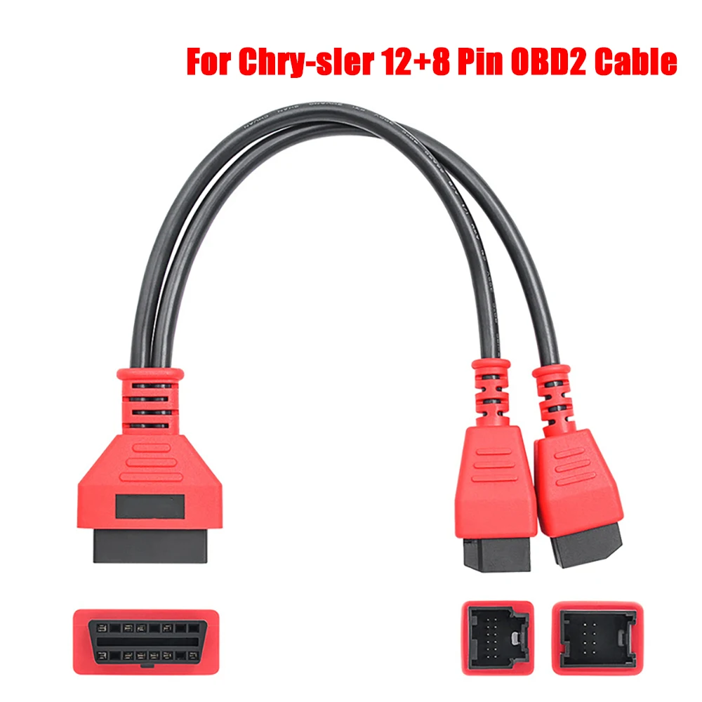 Bypass Adapter Cable For Chry-sler 12+8 Pin Connector Programming Cable Gateway Security OBD2 For FI-AT Adapter Diagnostic Cable