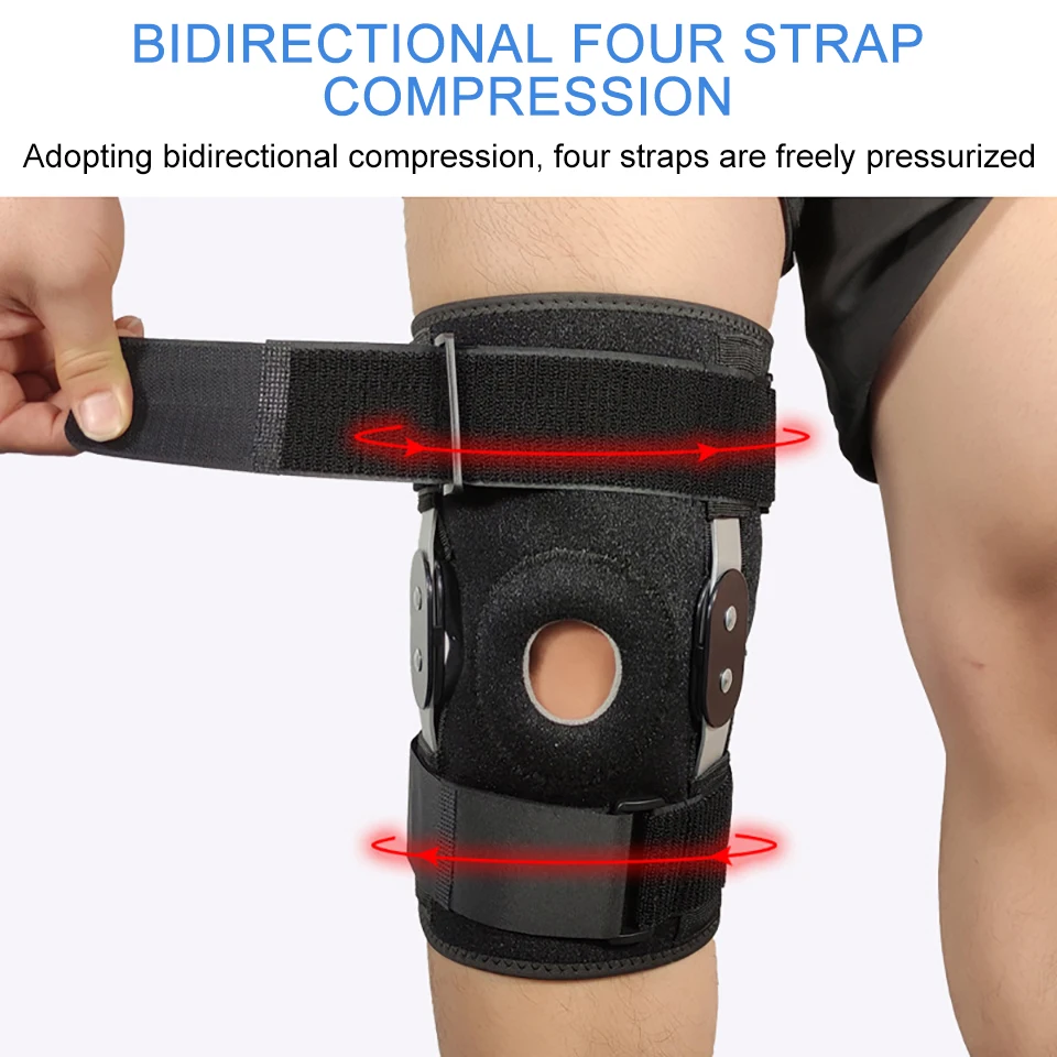 1Pcs Orthopedic Knee Pad Knee Brace Support Joint Pain Relif Patella Protector Guard Meniscus Ligament Adjustable Sport Kneepad