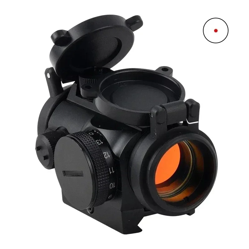 

1x25 Compact Red Dot Sight Tactical Rifle Collimator Reflex Red Dot Scope Glock Hunting Optical Sights Adjustable Zoom 20-22mm