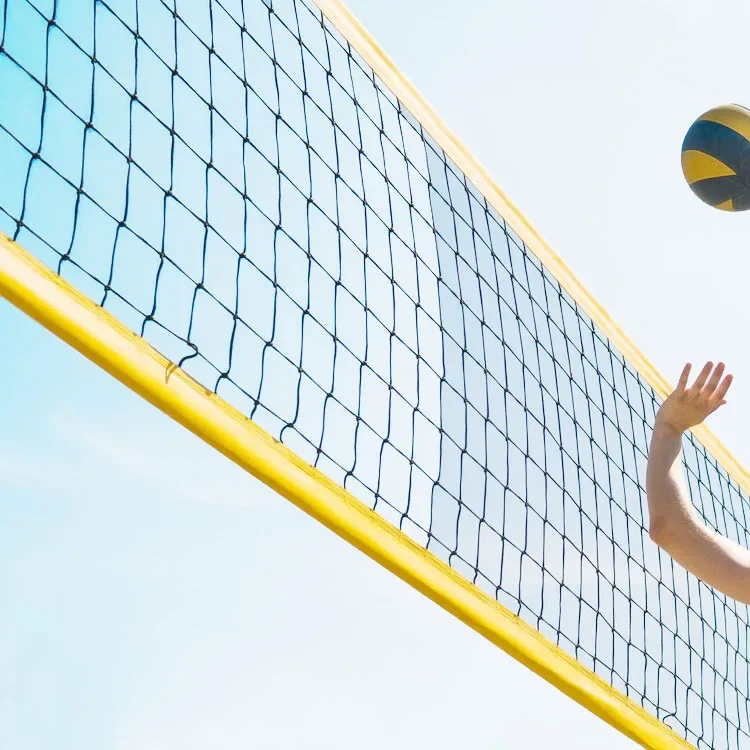 Factory Customized 9.7*0.91M Volleyball Badminton Training Net Combo Set Beach Volleyball Net Set