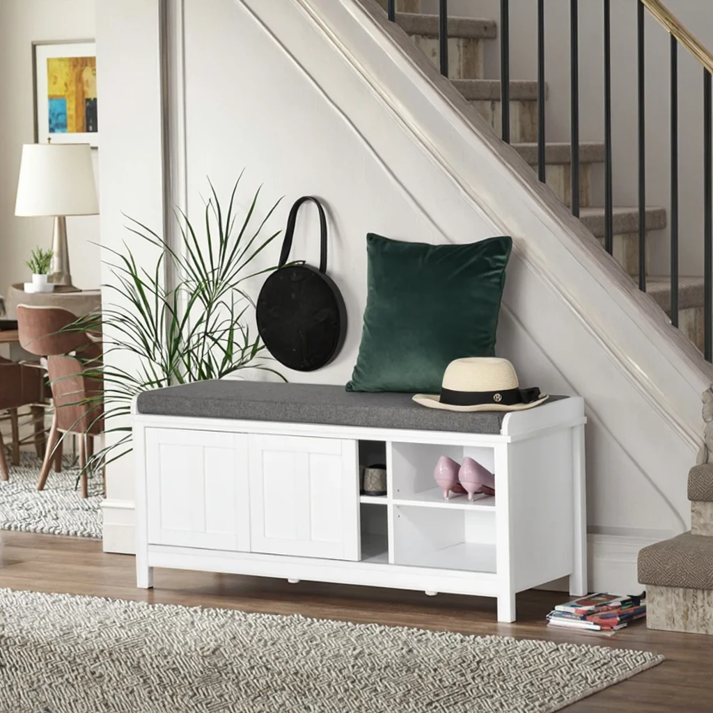 

Eingangs Bereich Schuh Ablage Bank Mit 2 Schiebetüren Cubby Schuh Regal Bank Als Wohnzimmer Lagers Chrank