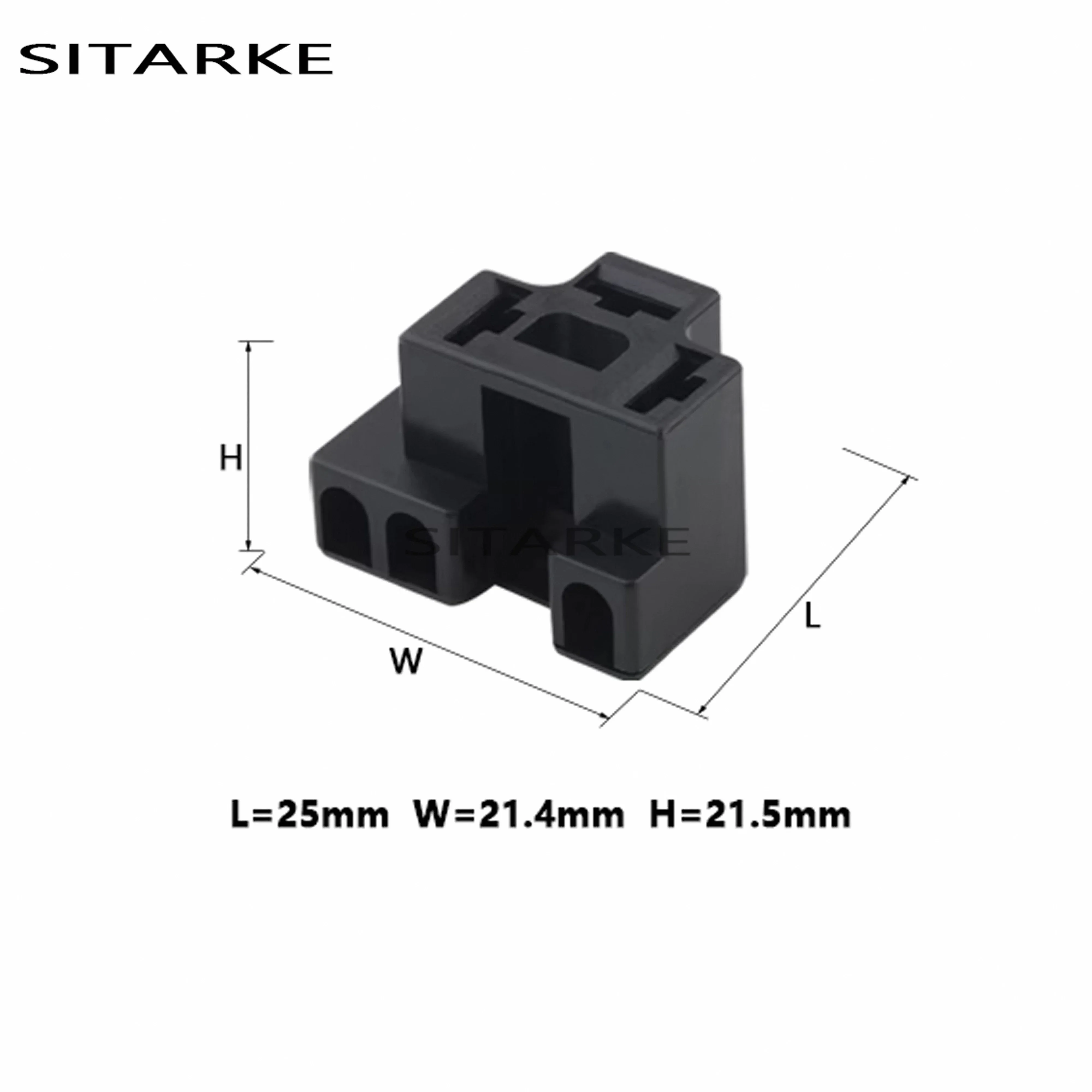 

5 Sets 3 Pin Automotive Electrical Headlight Bulb Starter Connector Female Car Cable Plug Socket For Wire Harness DJD031C-1