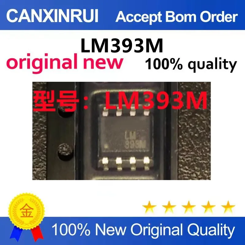 LM393M LM393MX LM393MX/NOPB SOP8 Voltage Comparator Chip; In