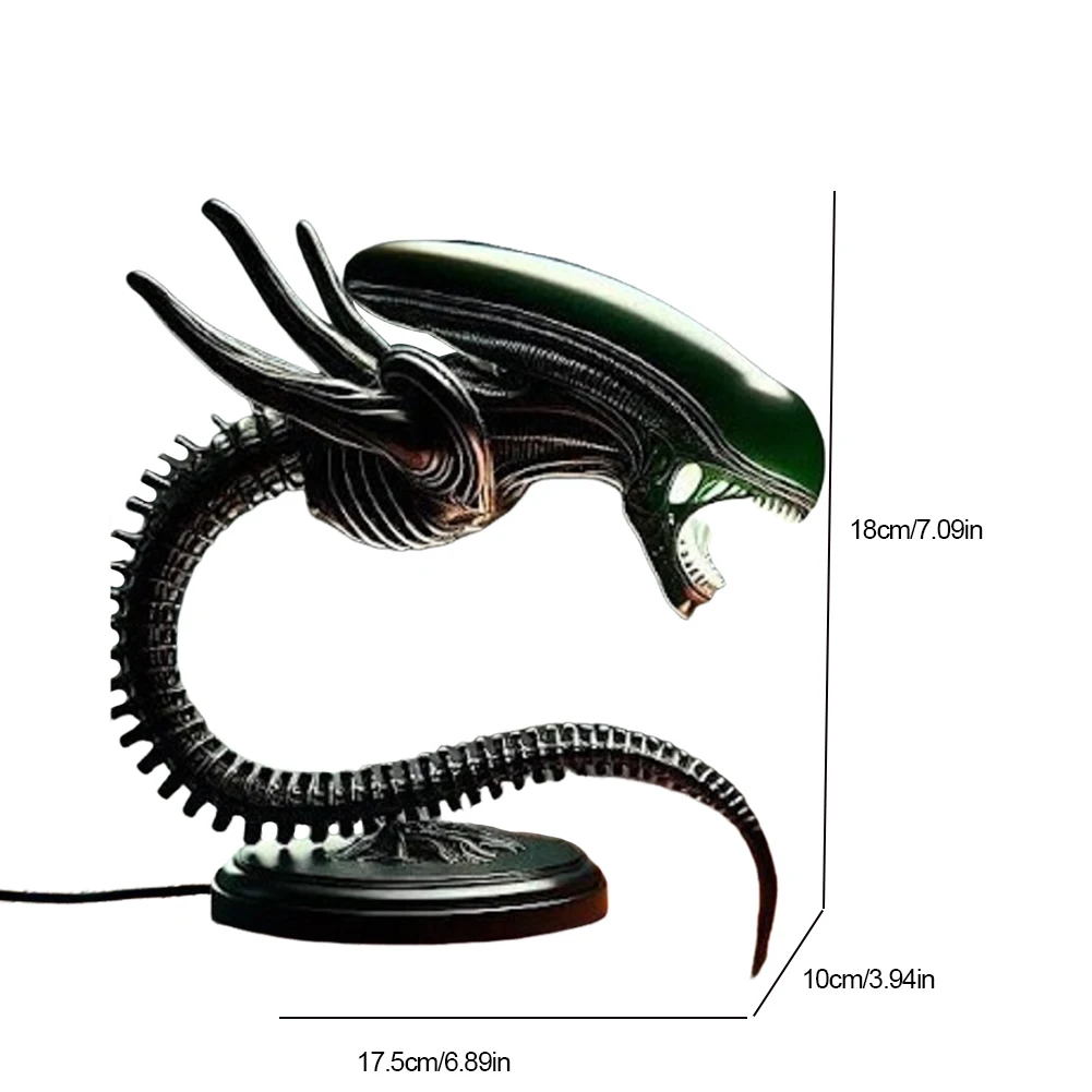 فريد الغريبة مخلوق حامل مصابيح طاولة غرفة النوم المنزلية ضوء الليل مخلوق الغريبة حامل مصباح لمبة مكتب حلية ديكور المنزل