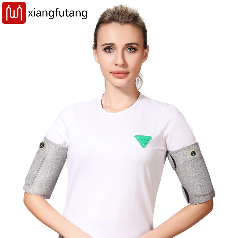 Protector de brazo calefactor de luz roja portátil con masajeador de vibración alivia el dolor muscular overexerencia recuperación del brazo mantener caliente