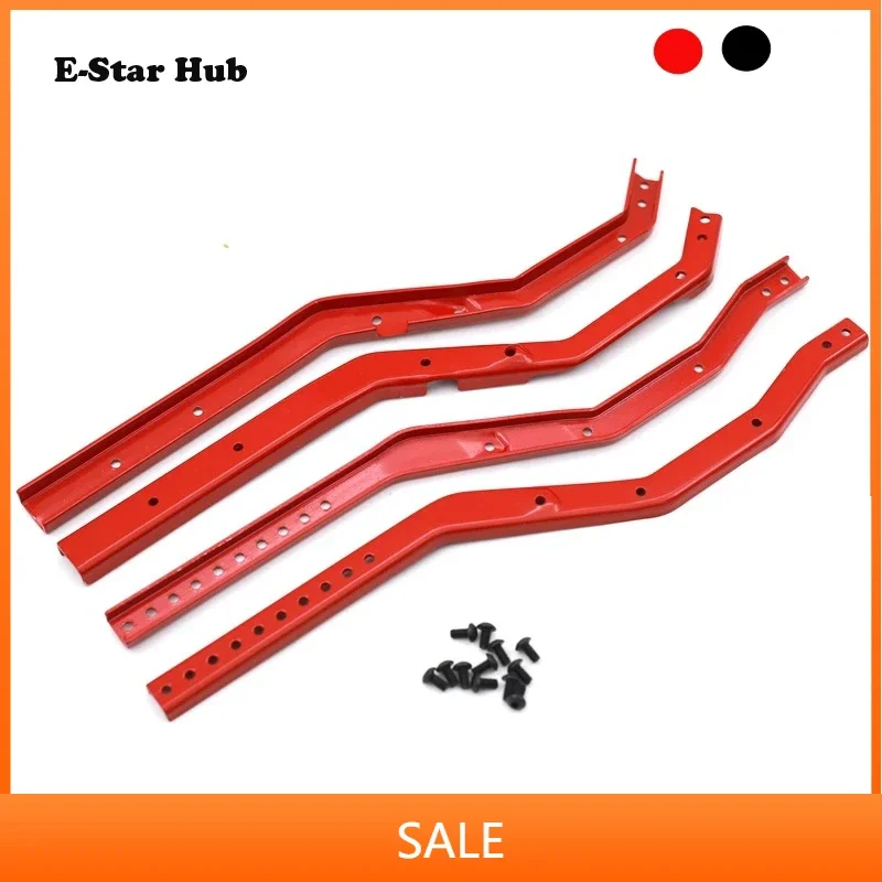 

Wheelbase Adjustable Metal Chassis Frame Rail Set for Axial SCX10 III Gladiator Wrangler 1/10 RC Crawler Upgrade Parts