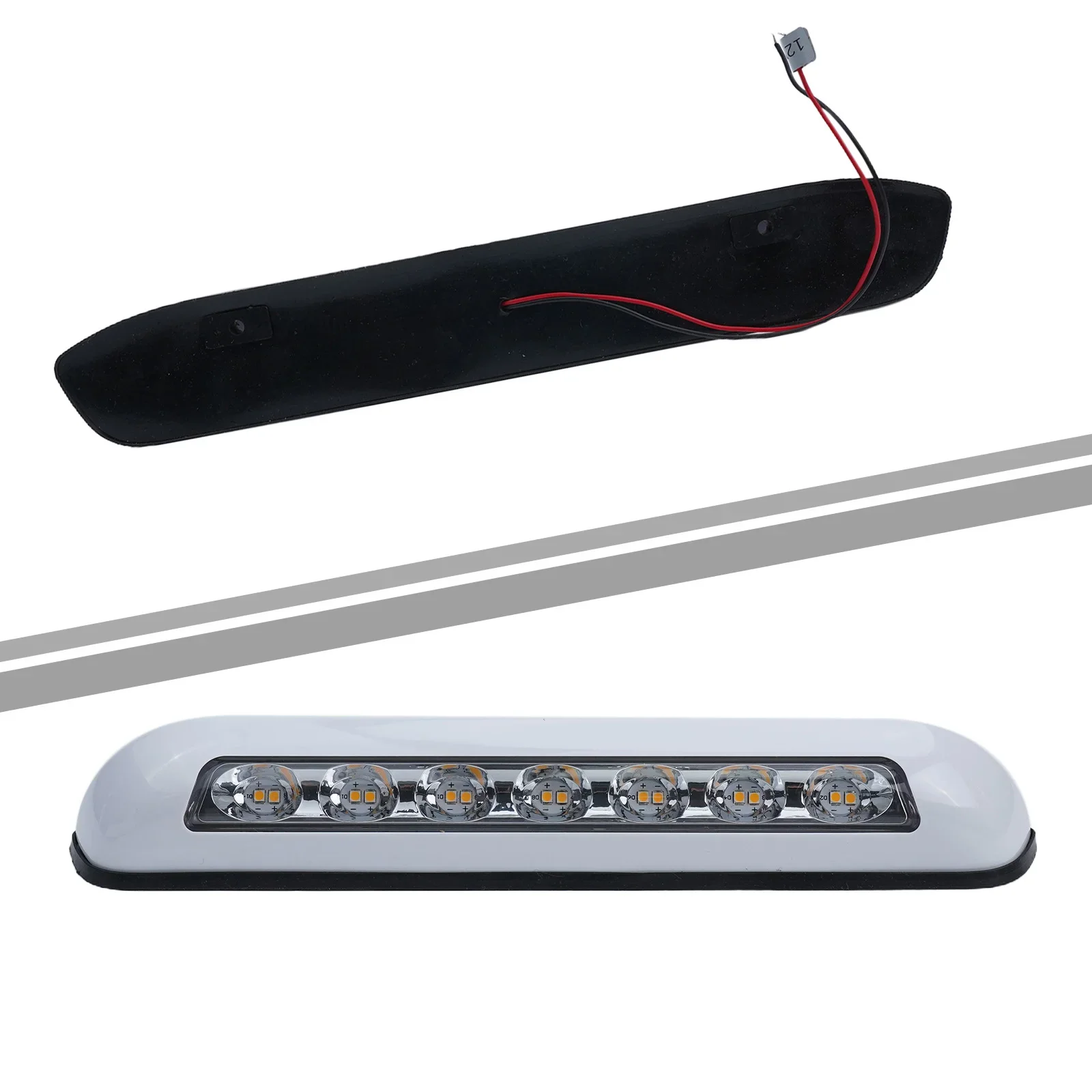 12V Car RV Van Trailer Exterior LED Lamp Beads RV Waterproof LED Awning Porch Light Wat Super Caravan Interior Wall Lamps