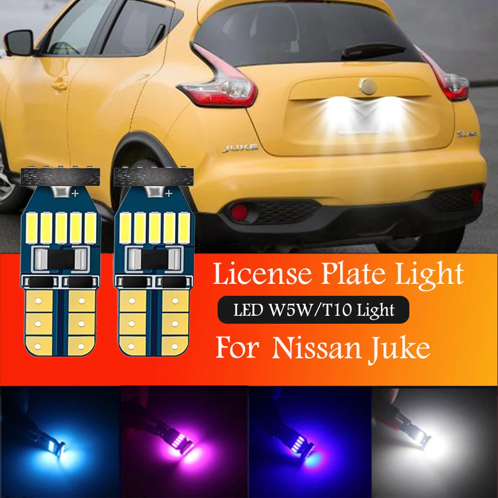 

W5W T10 Led Canbus Parking Side Vehicles Clearance Lamp License Plate Bulb For NISSAN JUKE 2007 2008 2010 2011 2014 2015 2016