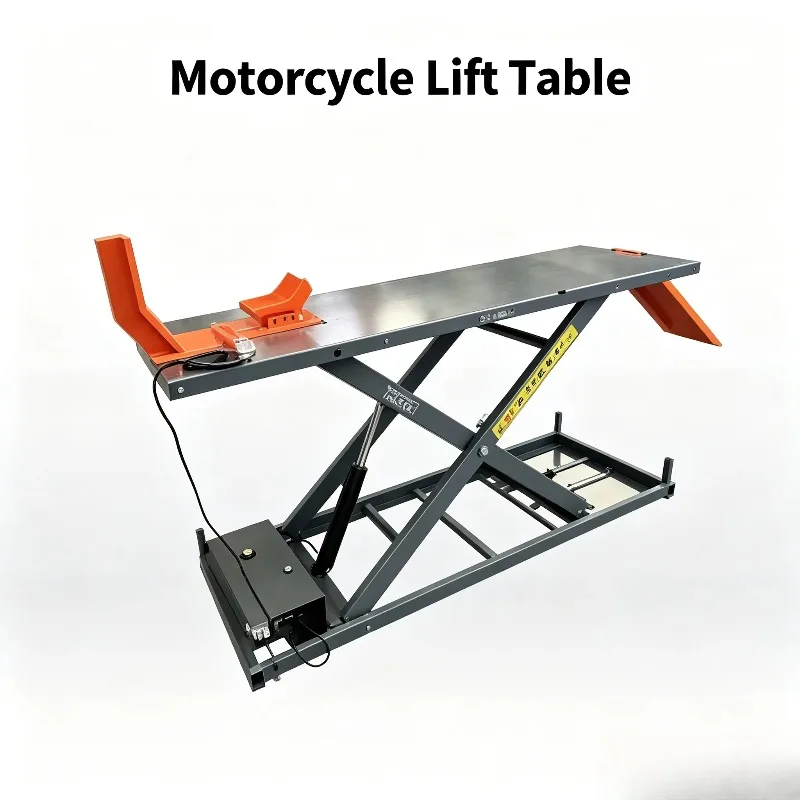 Heavy-Duty Electric Repair Support Frame, Motorcycle Scooter Lift Stand for Workshop Maintenance Service