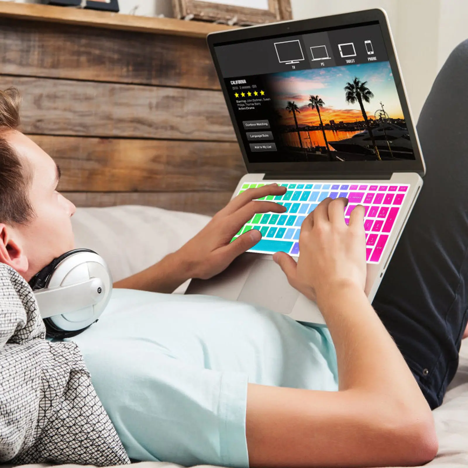 

Silicone Keyboard Protective Skin Cover for 15-Bf Laptop Waterproof Leak Proof Crumb Proof Scratch Resistant Reusable