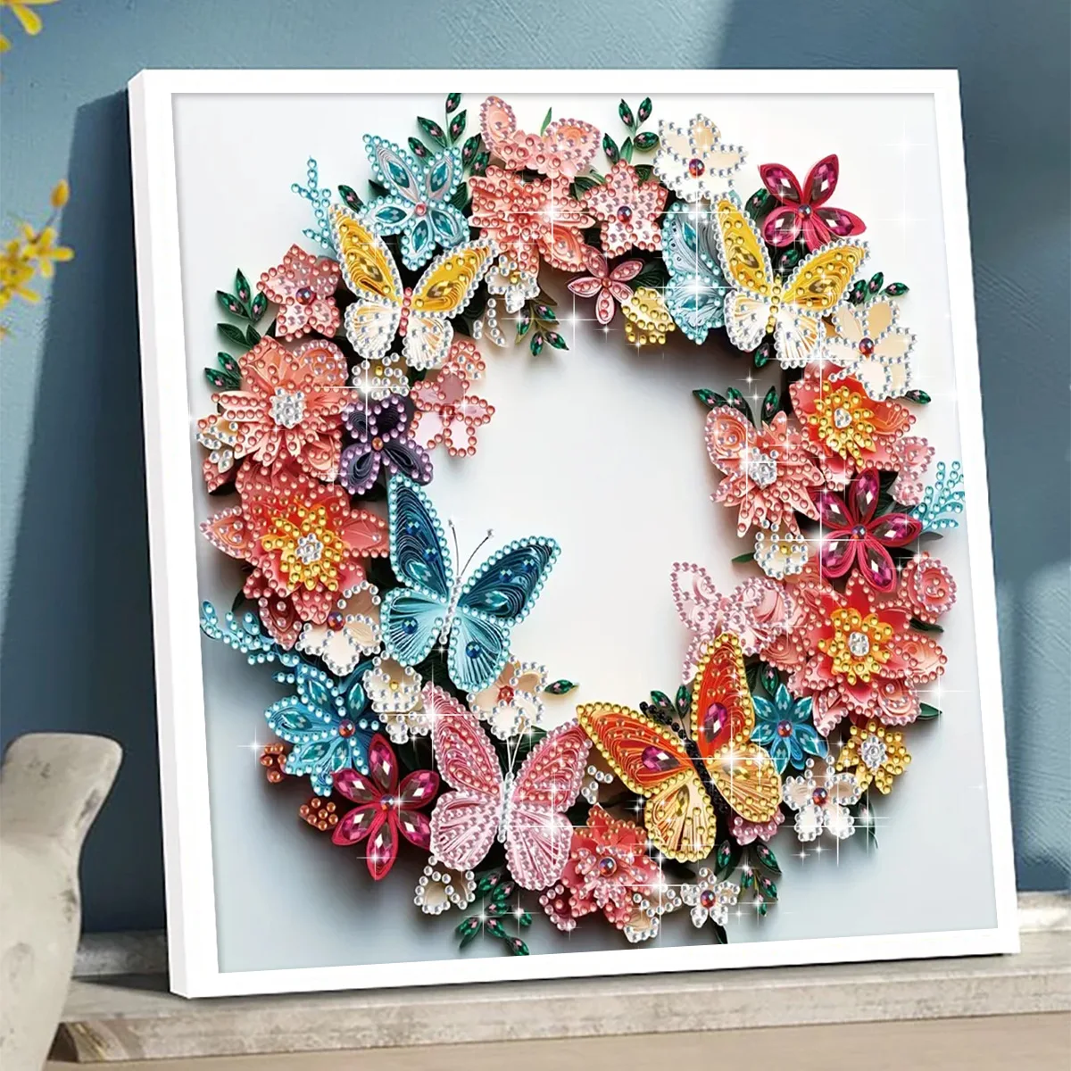 

5D Special Shaped Diamond Painting Kit - Butterfly, Cartoon Animal. Full - Drill DIY Crystal Decoration for Stunning Art