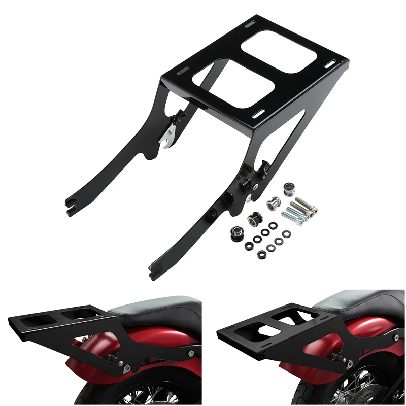 Support de montage 2-Up pour moto Harley Tour Pak Softail Heritage Classic FLHC Deluxe FLDE 2018 – 2022