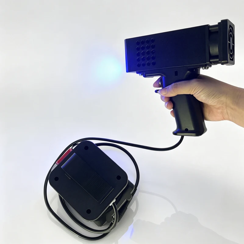 80W UV LED Lamp Car Paint Inspection Light Detect Scratches Damage Area Putty Repair Trace Detector Ultraviolet Blacklight for