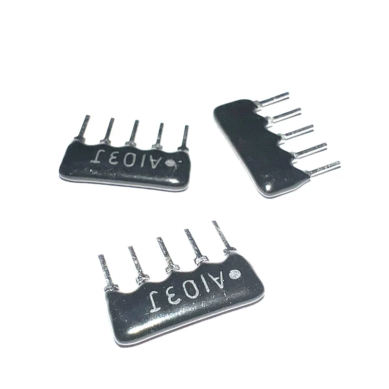 10PCS Through-hole resistor network A05-103JP 10K 5 pins 1/8W tolerance ±5%