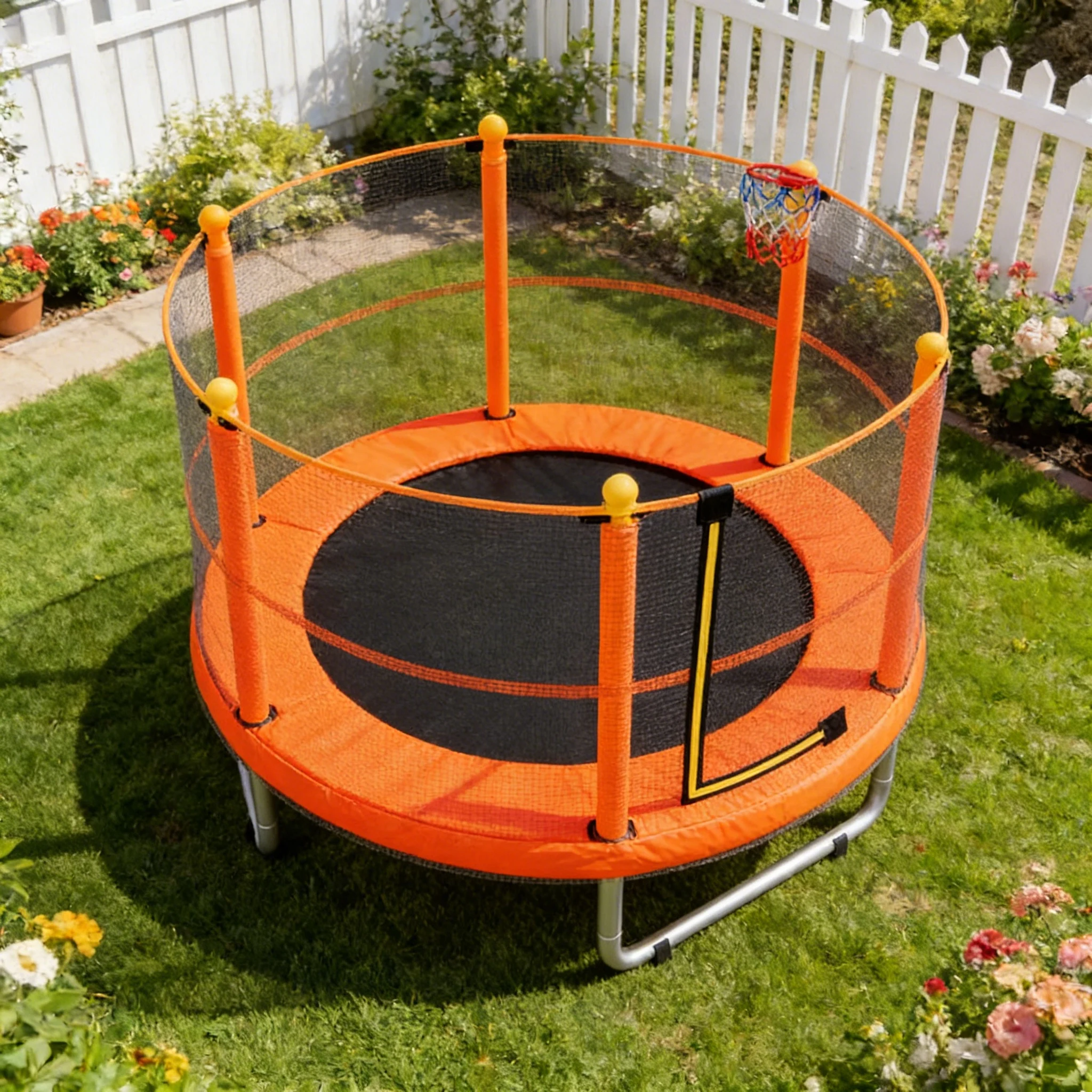 2026   Professional Trampoline Park Equipment Inground Trampoline With Safety Net for Outdoor Commercial Use