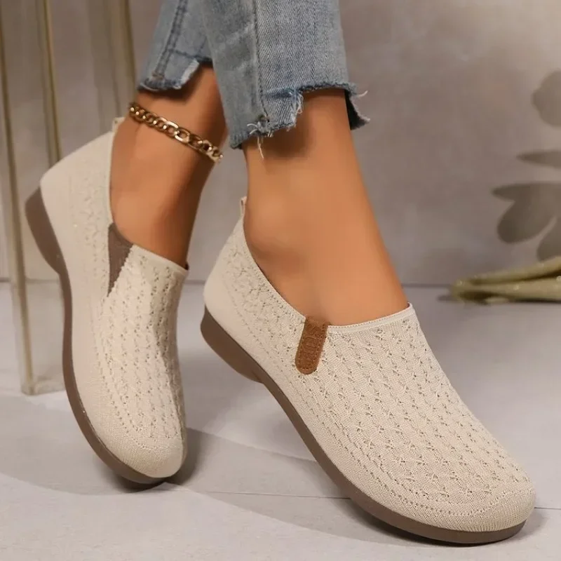 2024 Spring Autumn Women Flats Platform Loafers Ladies Genuine Leather Comfort Wedge Moccasins Orthopedic Slip on Casual Shoes