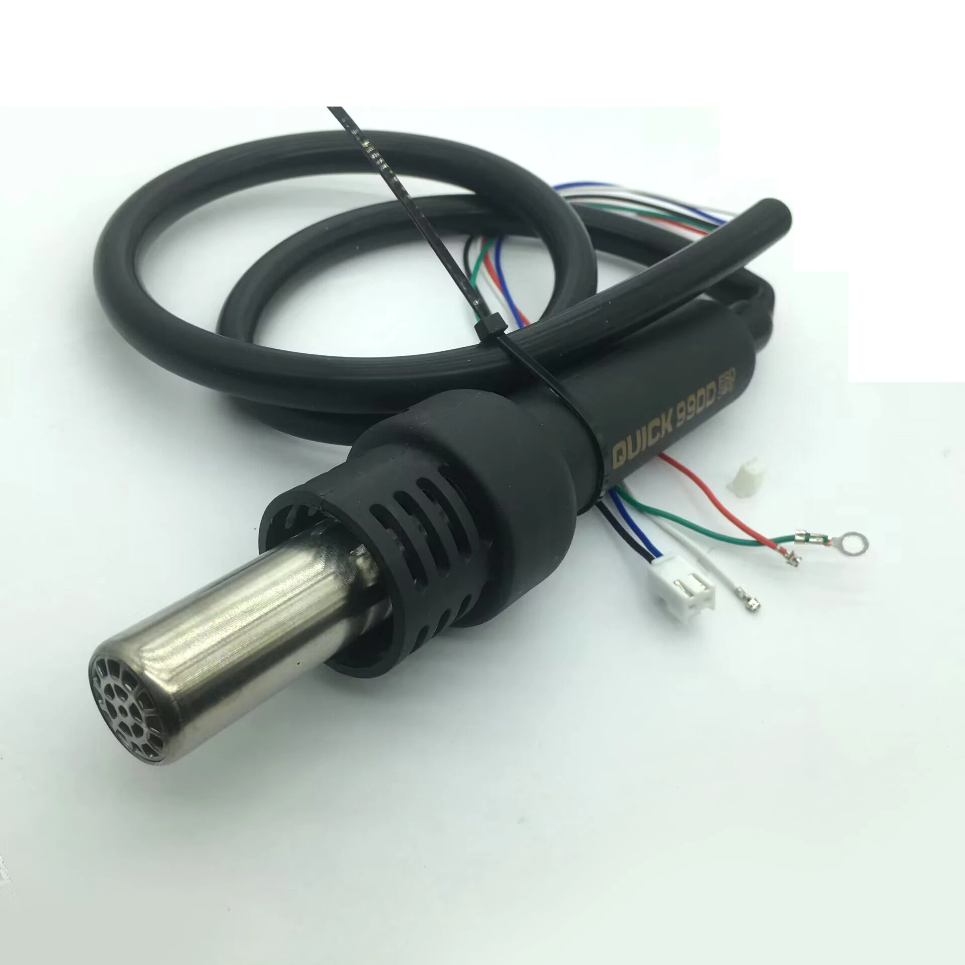 

silicone tube 5-pin Cable AC 110V Hot Air Gun Handle With Heating Core for QUICK 850D 990D Soldering Station