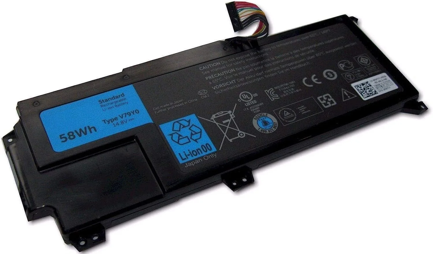 NEW V79Y0 Laptop Battery For Dell XPS 14Z 14Z-L412X 14Z-L412Z Series Notebook V79YO 14.8V 58WH 3760MAH