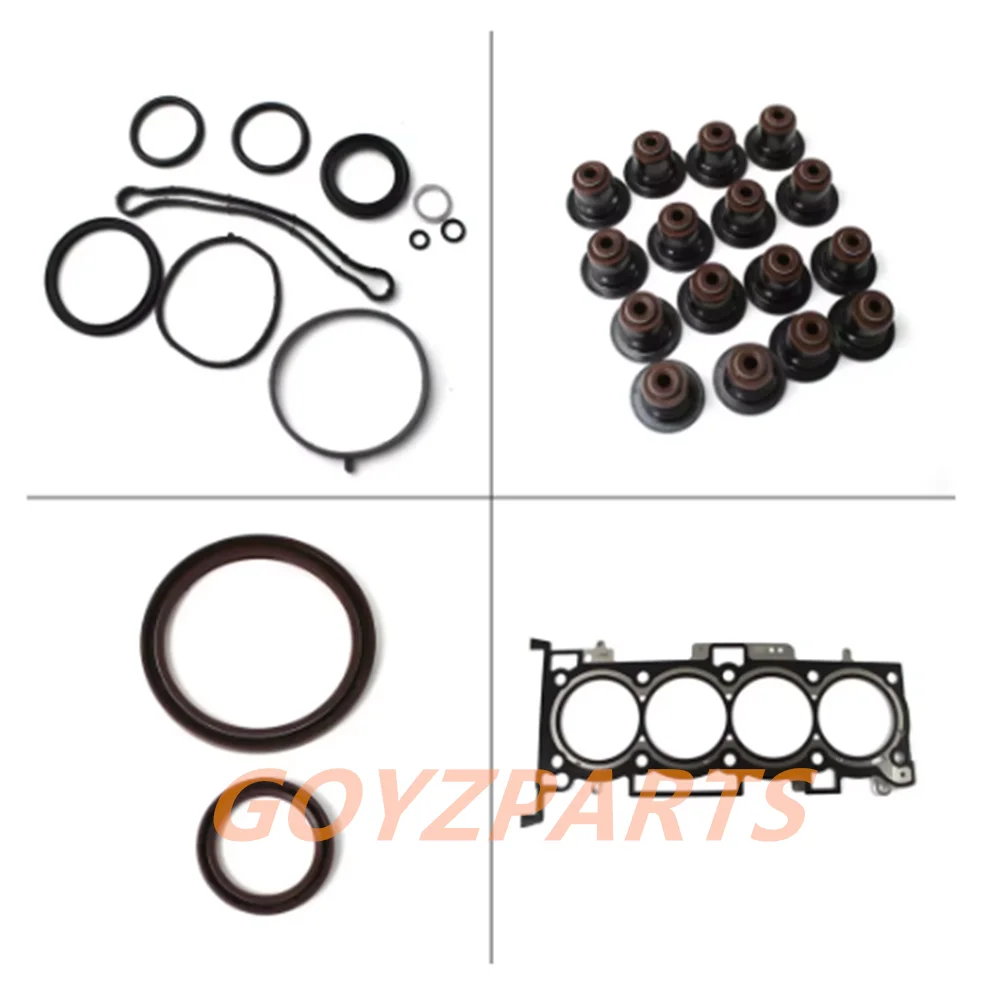 

1Set Engine Overhaul Rebuild Gasket Kit Main&Rod Bearing Head Bolts Piston For Hyundai KIA Sonata Sorento 2.4L G4KE 20910-2GL00