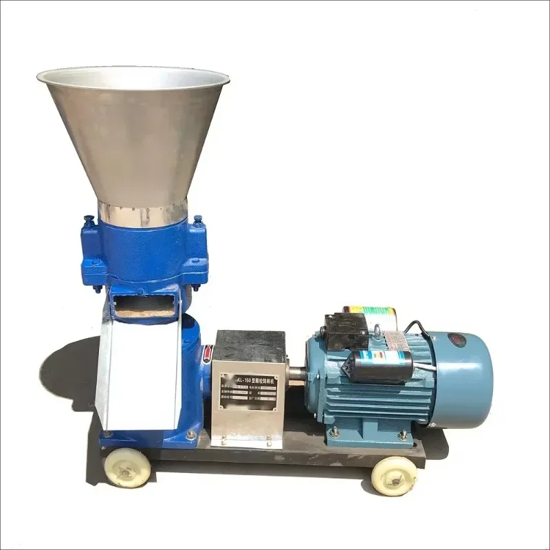 Chicken Feed Pellet Machine Whole Corn Animal Food Processor Poultry Feed Mill Tray