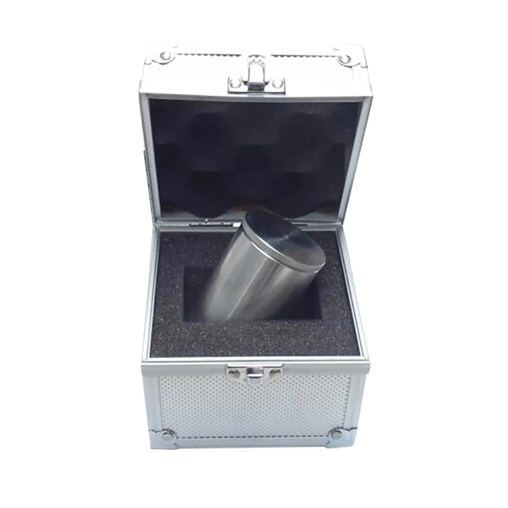 Qbb-coating Density Cup Picnômetro de Densidade Líquida Copo de Gravidade Específica de Densidade Aço Inoxidável Liga de Alumínio 37 ml 50 ml 100ml
