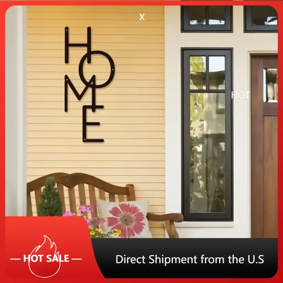 

1PC 1PC Unique HOME Metal Sign: Ideal for Bedroom and Housewarming