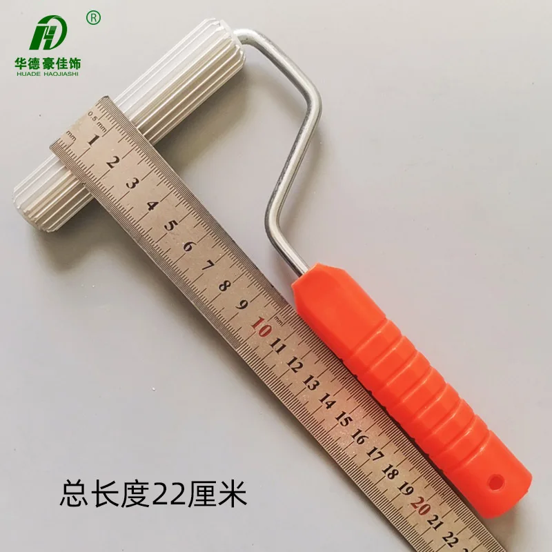 4-inch FRP aluminum defoaming aluminum roll horizontal roll aluminum defoaming roller aluminum roll resin hand paste Huade tool