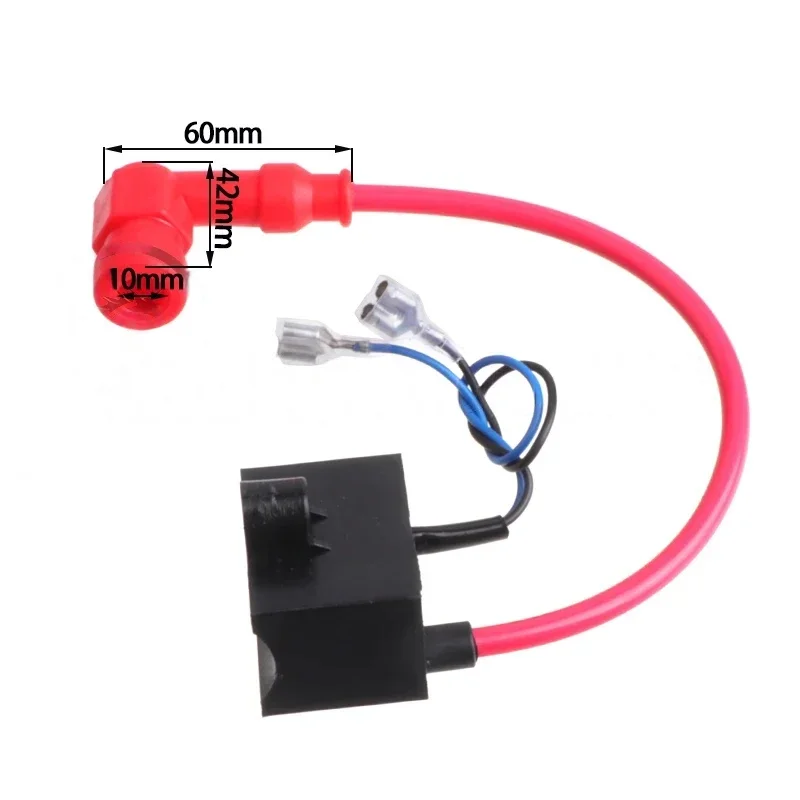 Bobina de ignição magnética cdi, bobina de ignição para 49cc 50cc 60cc 66cc 80cc, motor de 2 tempos, bicicleta motorizada, acessórios para motocicletas