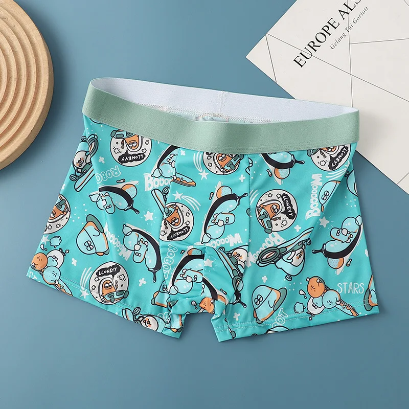 

Men's Boxer Underwear Pack Underpants Man Boxers Mens Boxer Shorts Drawers Briefs Men Male Panties Breeches New & Pants Ice Silk