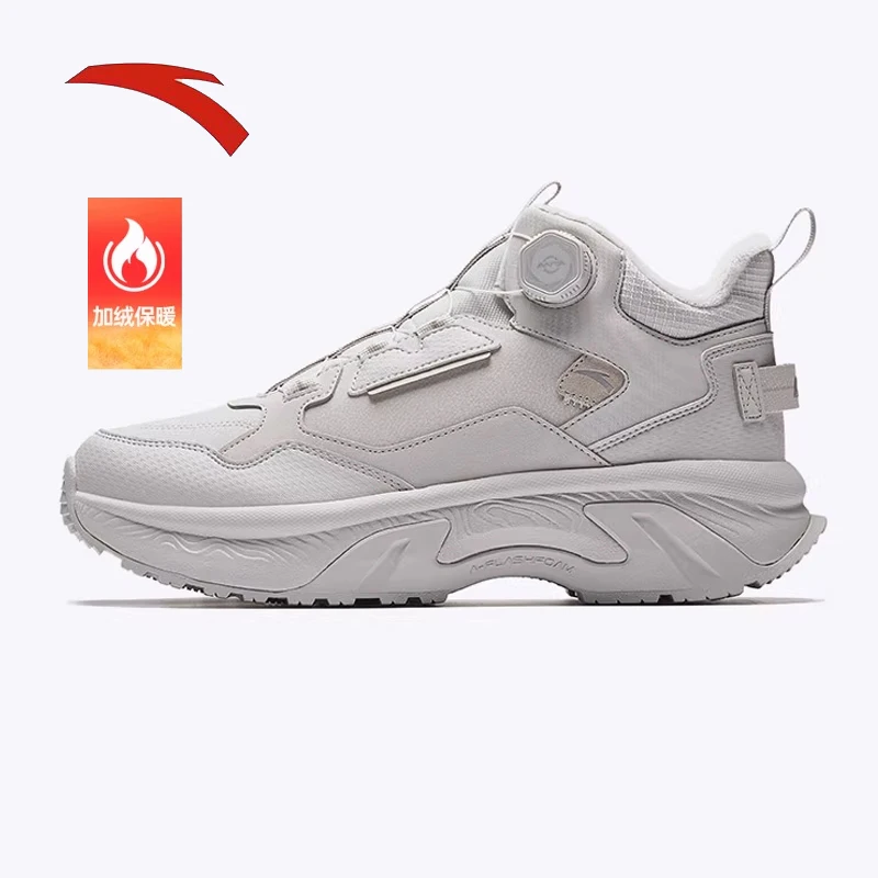 

ANTA SUPERSTORE TANDONG1 Хлопковая обувь для мужчин и женщин, зимняя уличная теплая повседневная обувь с плюшевыми сапогами