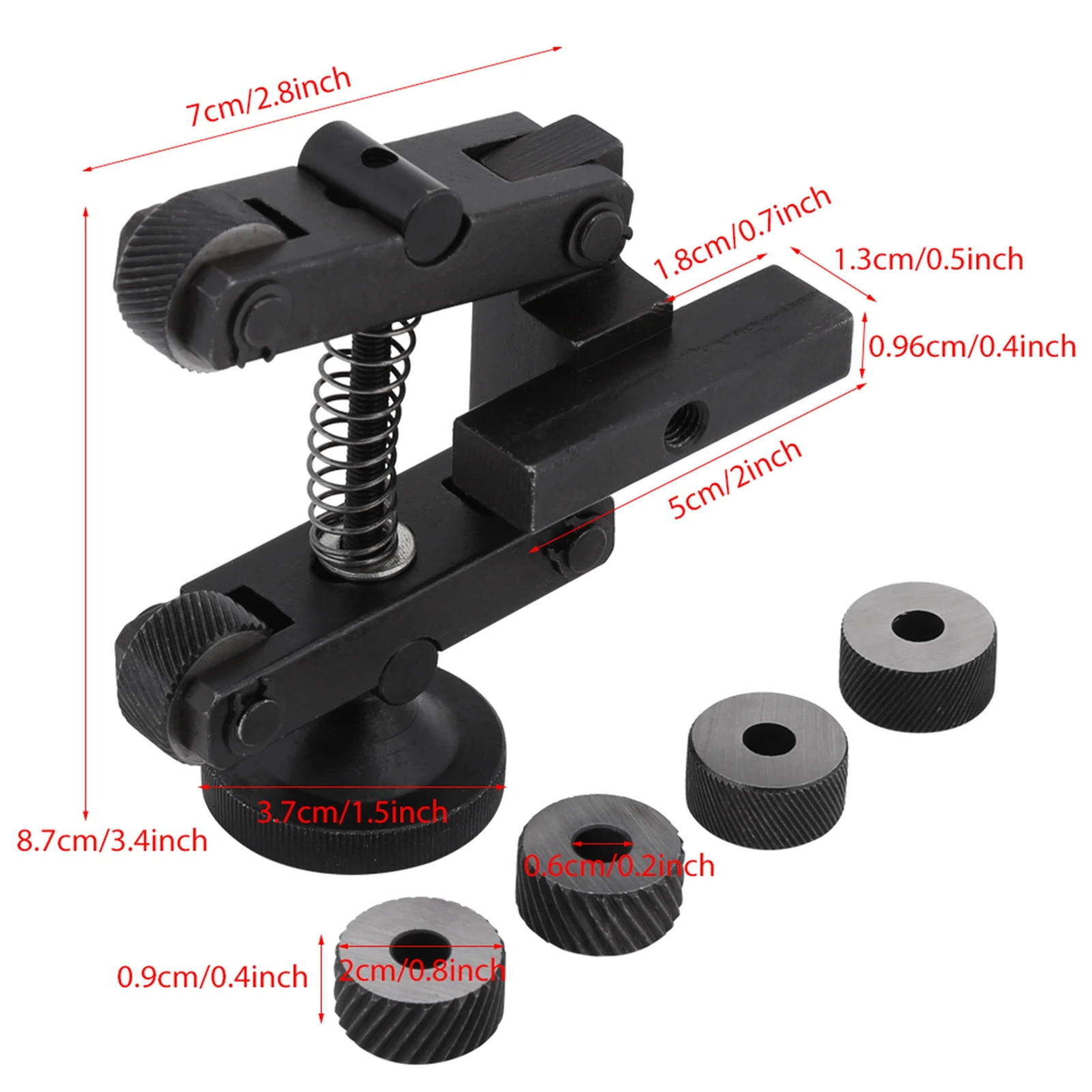 1 pcs Knurling Knurler Tool Holder Linear Knurl Tool Lathe Adjustable Shank with Wheel Knurled wheel knurling knife